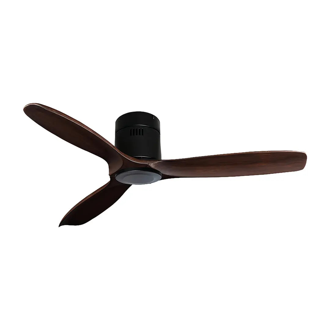 Modern 3-Blade Wood Ceiling Fans with Light - Fandelier Style Luxe