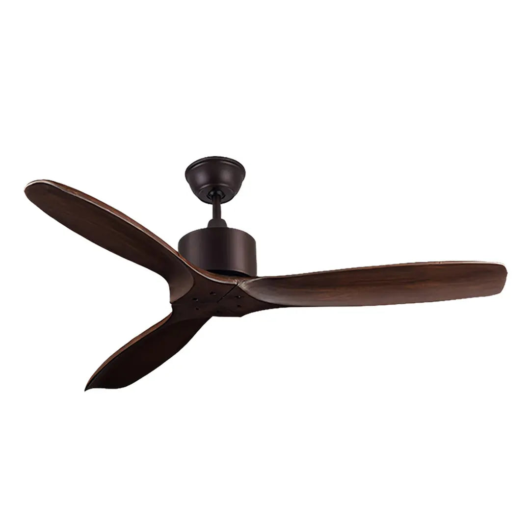 Modern 3-Blade Wood Ceiling Fans with Light - Fandelier Style Luxe