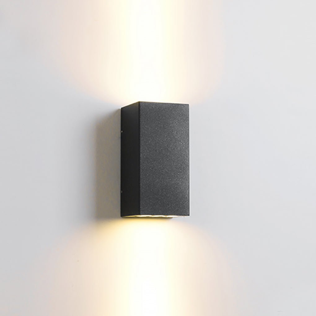 optional two light waterproof led wall light for outdoor villa courtyards