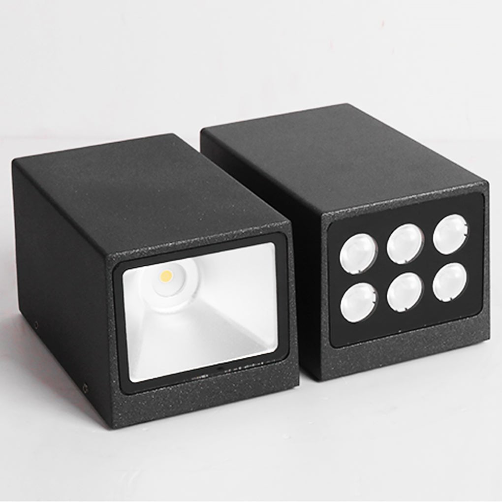 optional two light waterproof led wall light for outdoor villa courtyards