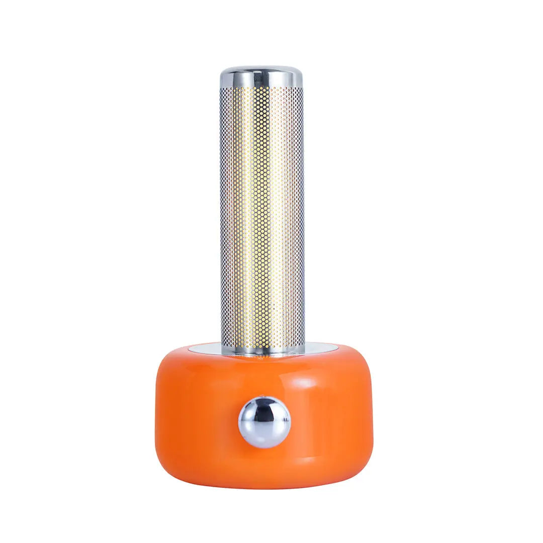 Sleek Minimalist Metal Ambient Table Lamp with RGB Audio Lighting Luxe