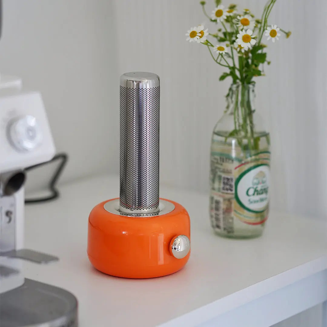 Sleek Minimalist Metal Ambient Table Lamp with RGB Audio Lighting Luxe