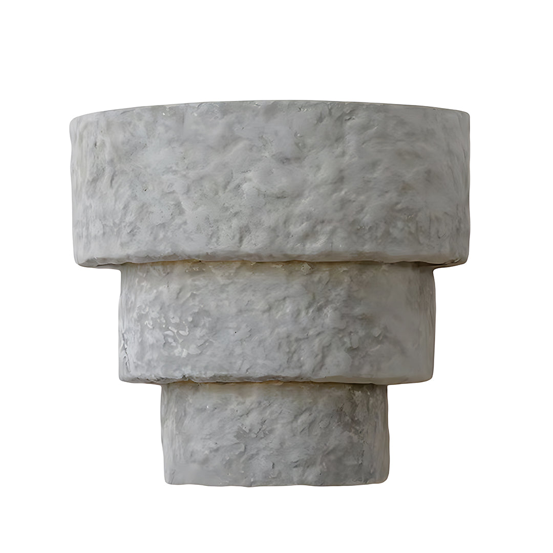 Minimalist Cement Wall Sconce — Up-Light, E14, 12W, 3-Step Dimming (3000K/4000K/6000K), Multiple Shapes