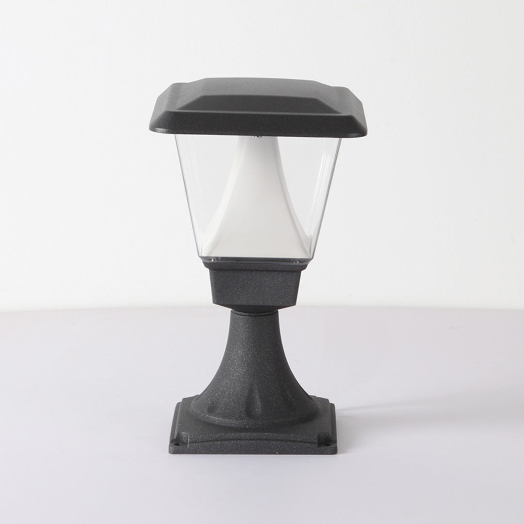 Modern Minimalist 6.5" Outdoor LED Bollard Light — Die-Cast Aluminum, 8W OSRAM, 3000K, IP65, 3 Heights