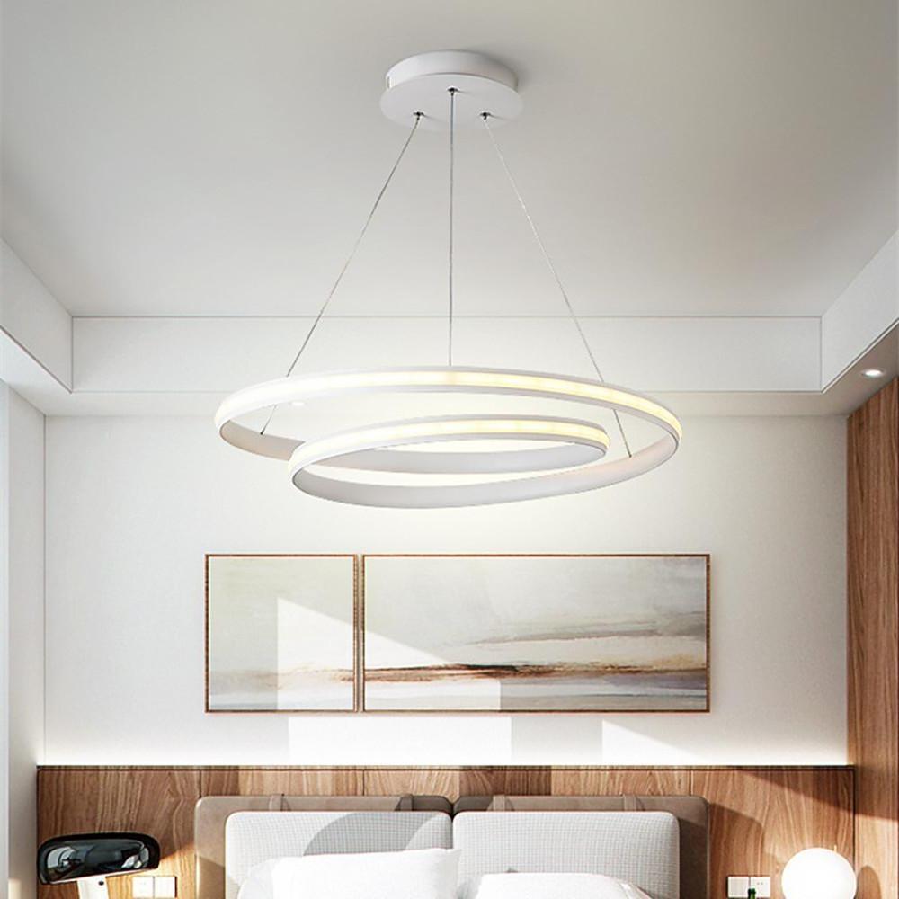 Circular Aluminum Chandelier Ceiling Light for Kitchen and Dining Room