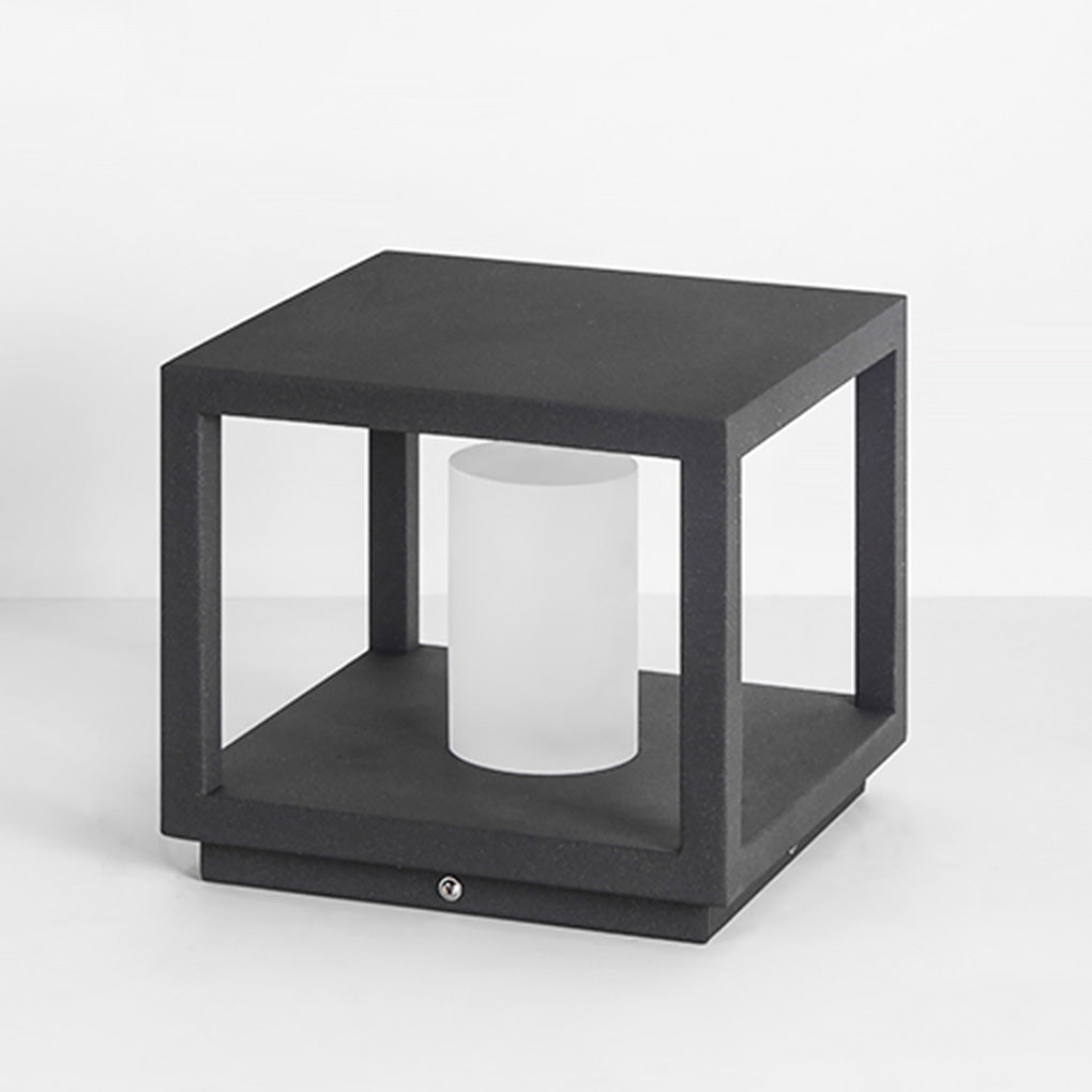 Solar LED Outdoor Post Light — Aluminum Alloy & Acrylic, IP54 Weatherproof, Warm White 3000K, 8"/12"/16"