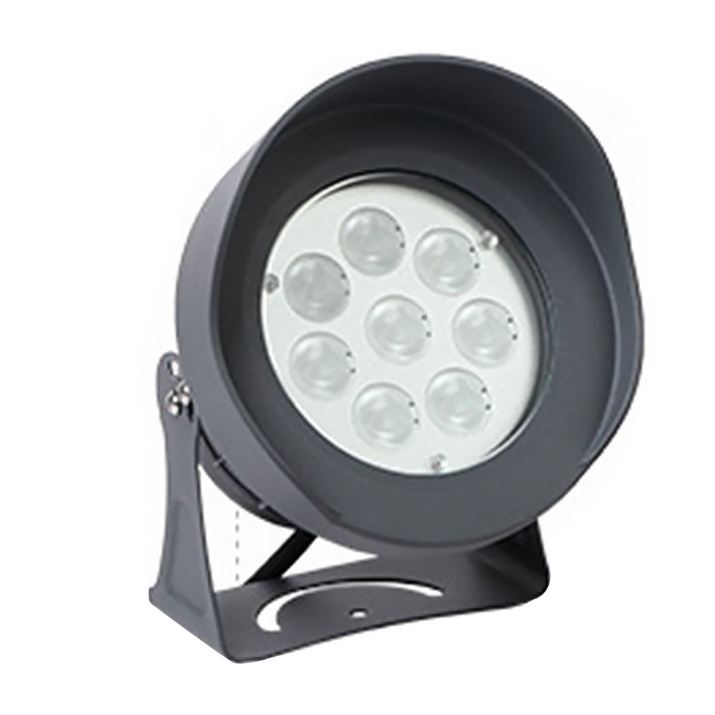 Industrial Outdoor Ground Spotlight — Aluminum & Glass, LED 8W/15W, IP65 Weatherproof, Villa Courtyard Landscape