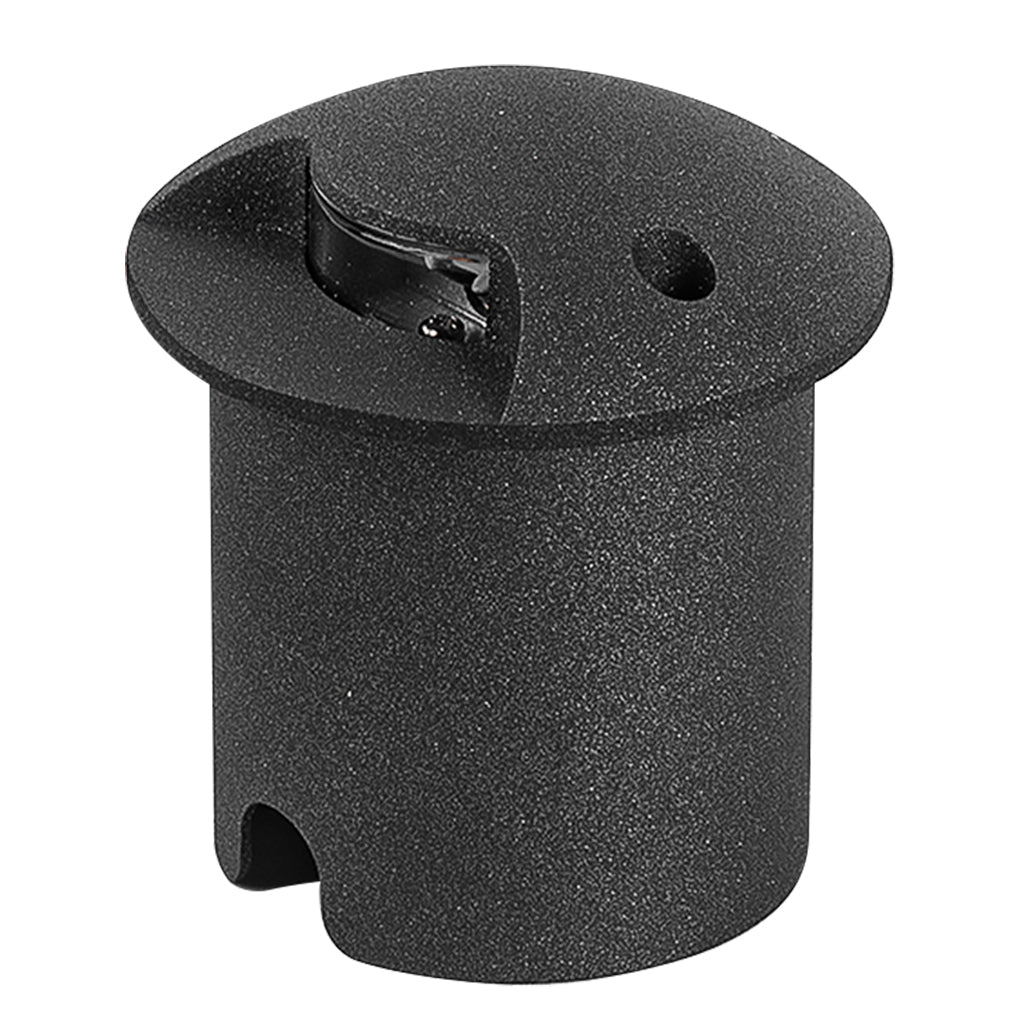 Cap-Style LED Step & Deck Light — Die-Cast Aluminum and Glass, IP65, 3000K Warm White