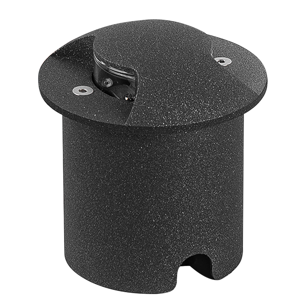 Cap-Style LED Step & Deck Light — Die-Cast Aluminum and Glass, IP65, 3000K Warm White