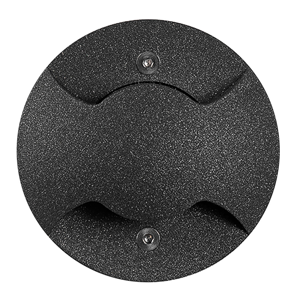 Cap-Style LED Step & Deck Light — Die-Cast Aluminum and Glass, IP65, 3000K Warm White