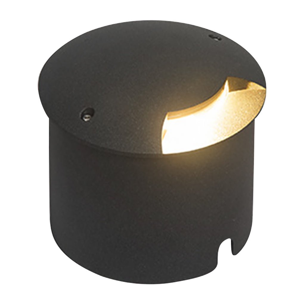 Cap-Style LED Step & Deck Light — Die-Cast Aluminum and Glass, IP65, 3000K Warm White