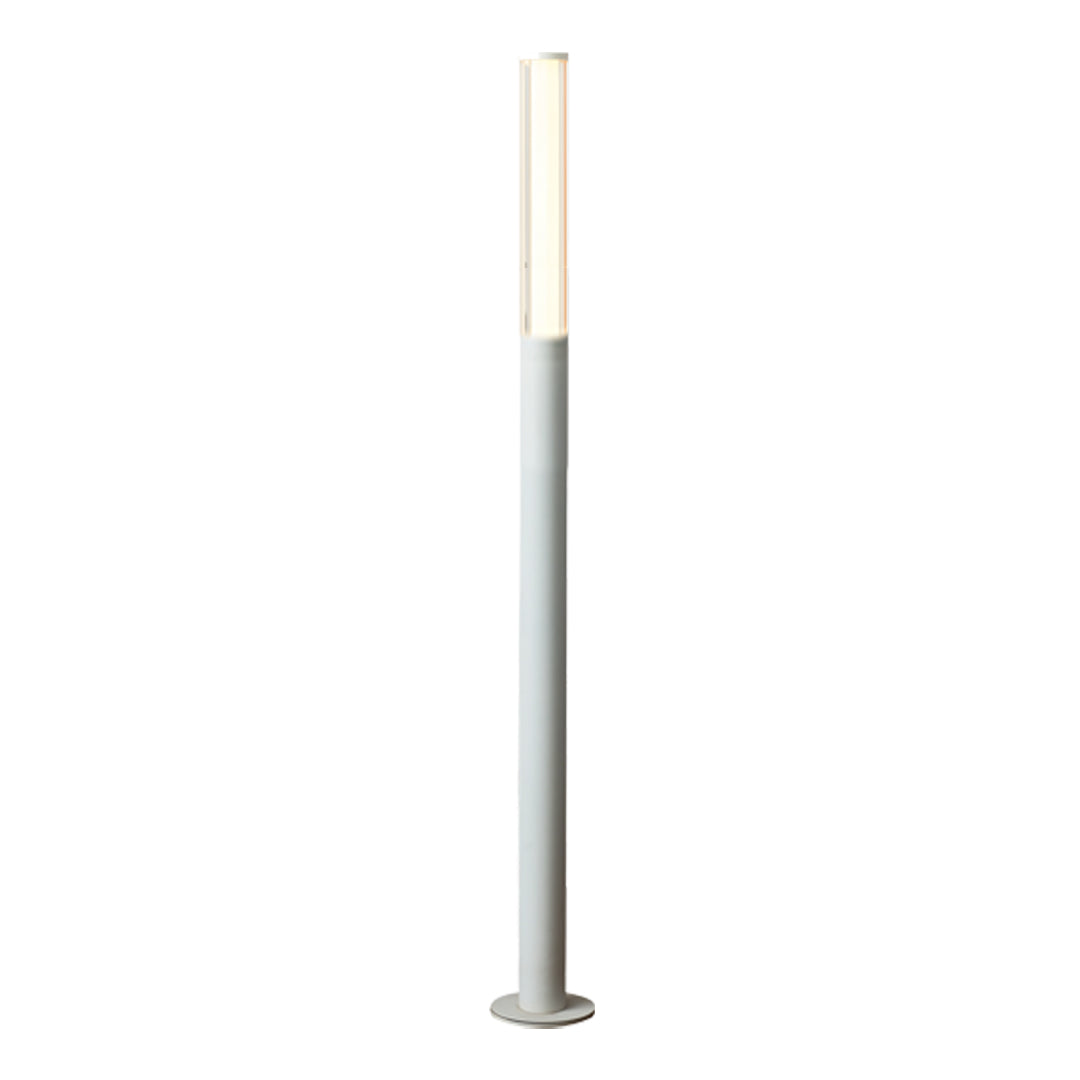 Minimalist LED Bollard Garden Light — Aluminum, High-Transparency Glass, IP65, Ra90, 4 Heights