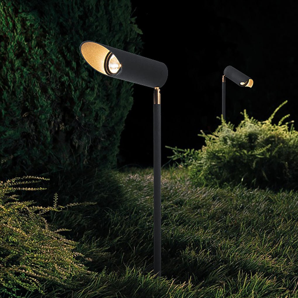 Adjustable Outdoor LED Spotlight — Aluminum Alloy and Glass, 3000K Warm White, IP-Rated Weatherproof