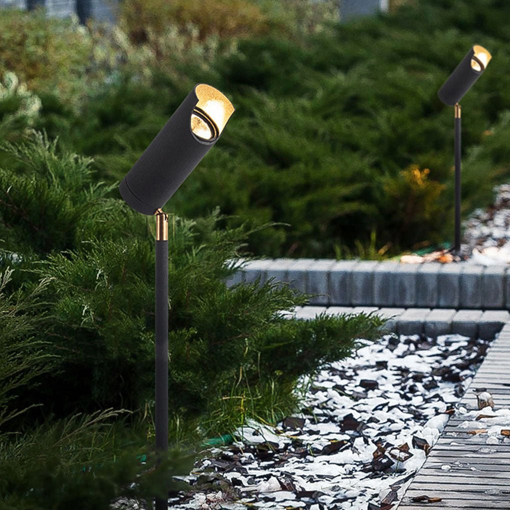 Adjustable Outdoor LED Spotlight — Aluminum Alloy and Glass, 3000K Warm White, IP-Rated Weatherproof