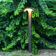 outdoor landscape lighting fan shaped led lawn pole lamp with motion sensor
