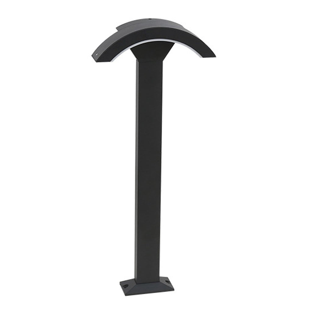 outdoor landscape lighting fan shaped led lawn pole lamp with motion sensor