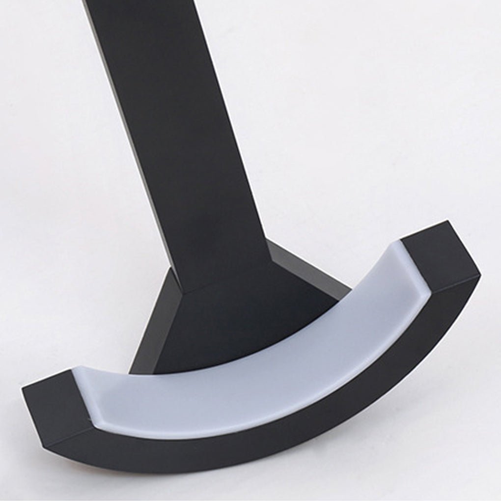 outdoor landscape lighting fan shaped led lawn pole lamp with motion sensor