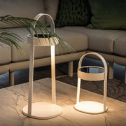 Portable Outdoor Landscape Light — Stainless Steel & Acrylic, 16W LED, Solar / USB Rechargeable, 2400mAh, IP65, 10.8" or 16.5"