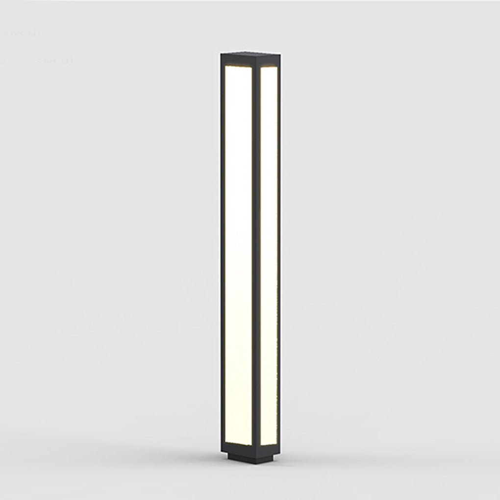 Solar LED Outdoor Bollard Light — Aluminum & PC, 3000K Warm White, IP54, Garden & Villa Courtyard