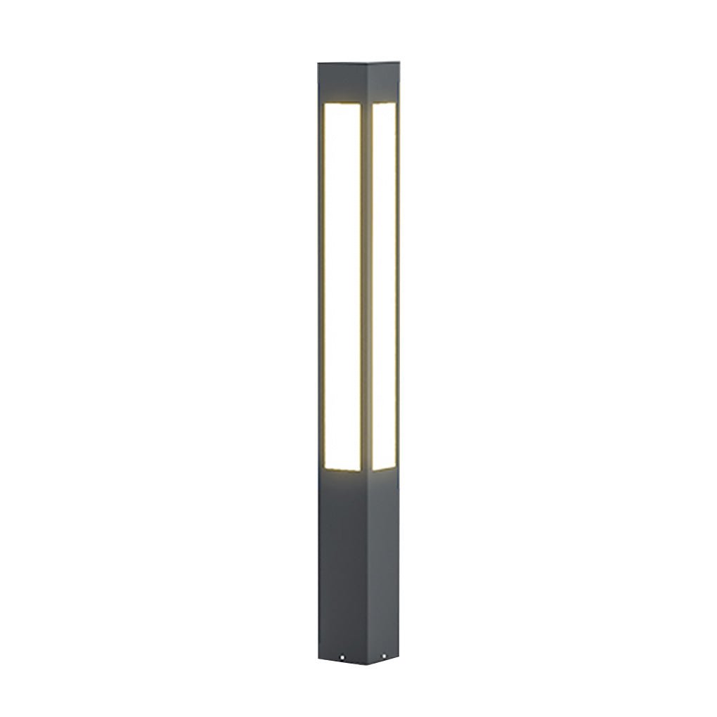Solar LED Outdoor Bollard Light — Aluminum & PC, 3000K Warm White, IP54, Garden & Villa Courtyard