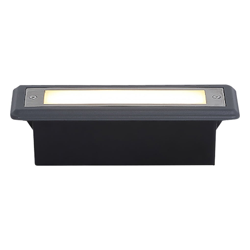 Minimalist LED Step & Deck Light — Die-Cast Aluminum, 5W, IP65 Weatherproof, 9" Wide