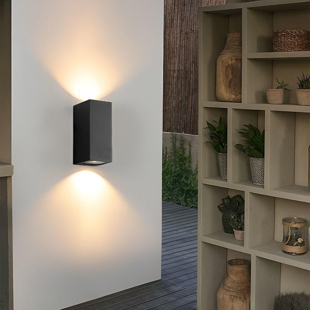outdoor led up and down wall lights wall lamp and sconce lighting