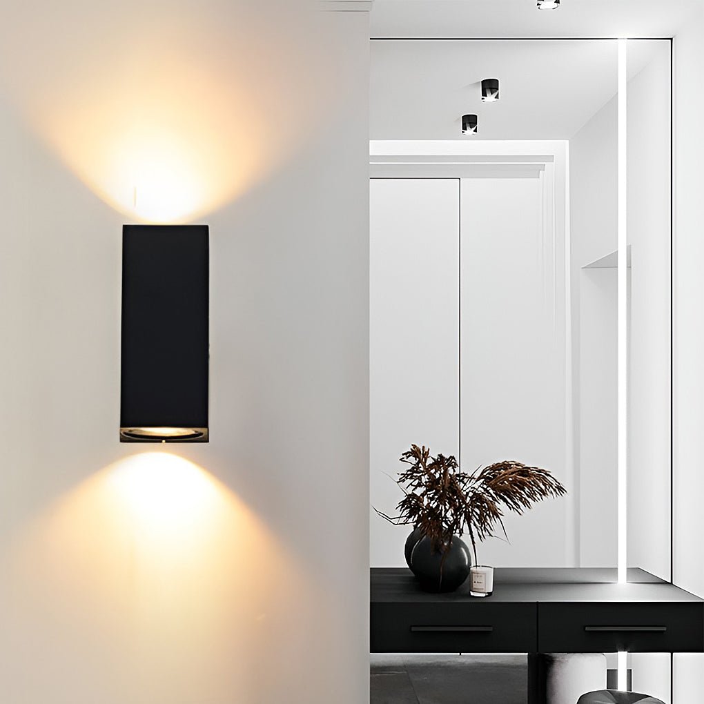 outdoor led up and down wall lights wall lamp and sconce lighting