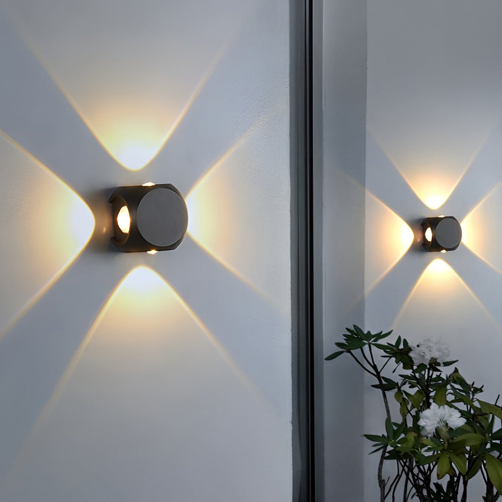 outdoor led up and down wall sconce lights wall lamp lighting