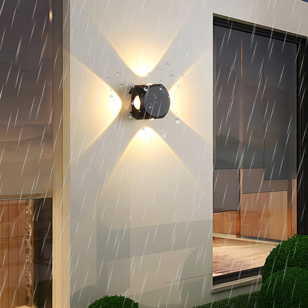 outdoor led up and down wall sconce lights wall lamp lighting