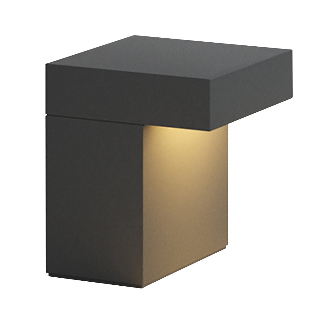 Minimalist Outdoor LED Bollard Path Light — Hardwired or Solar, 12W, IP65, 3000K Warm White, 6"W × 18"H