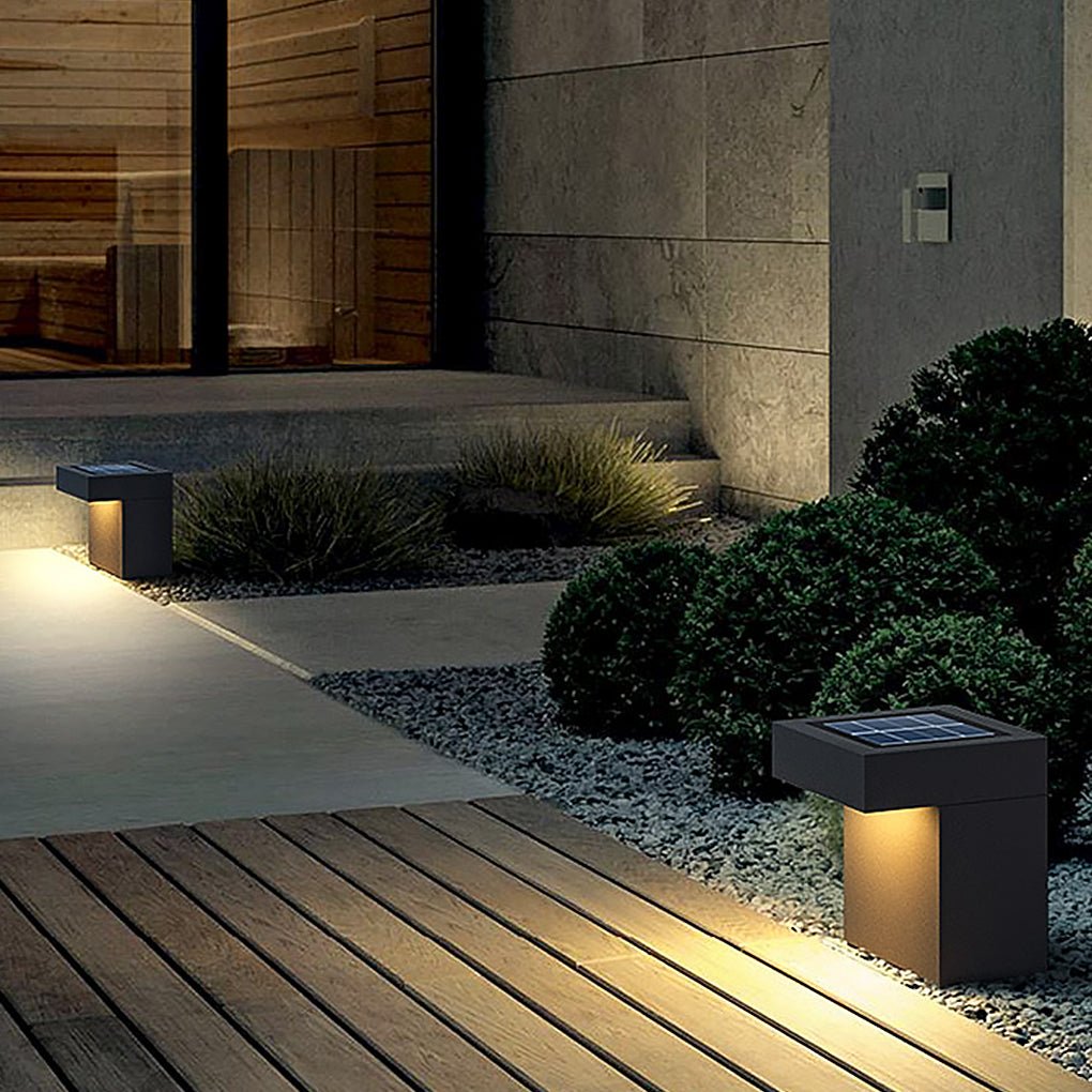 Modern Eco-Friendly Outdoor LED Path Lamp with Minimalist Design