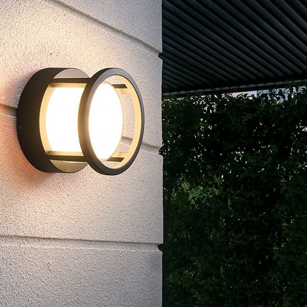 Modern Cylindrical LED Lantern — Aluminum, Multi-Mount, 350lm, 3000K, IP65 Weatherproof
