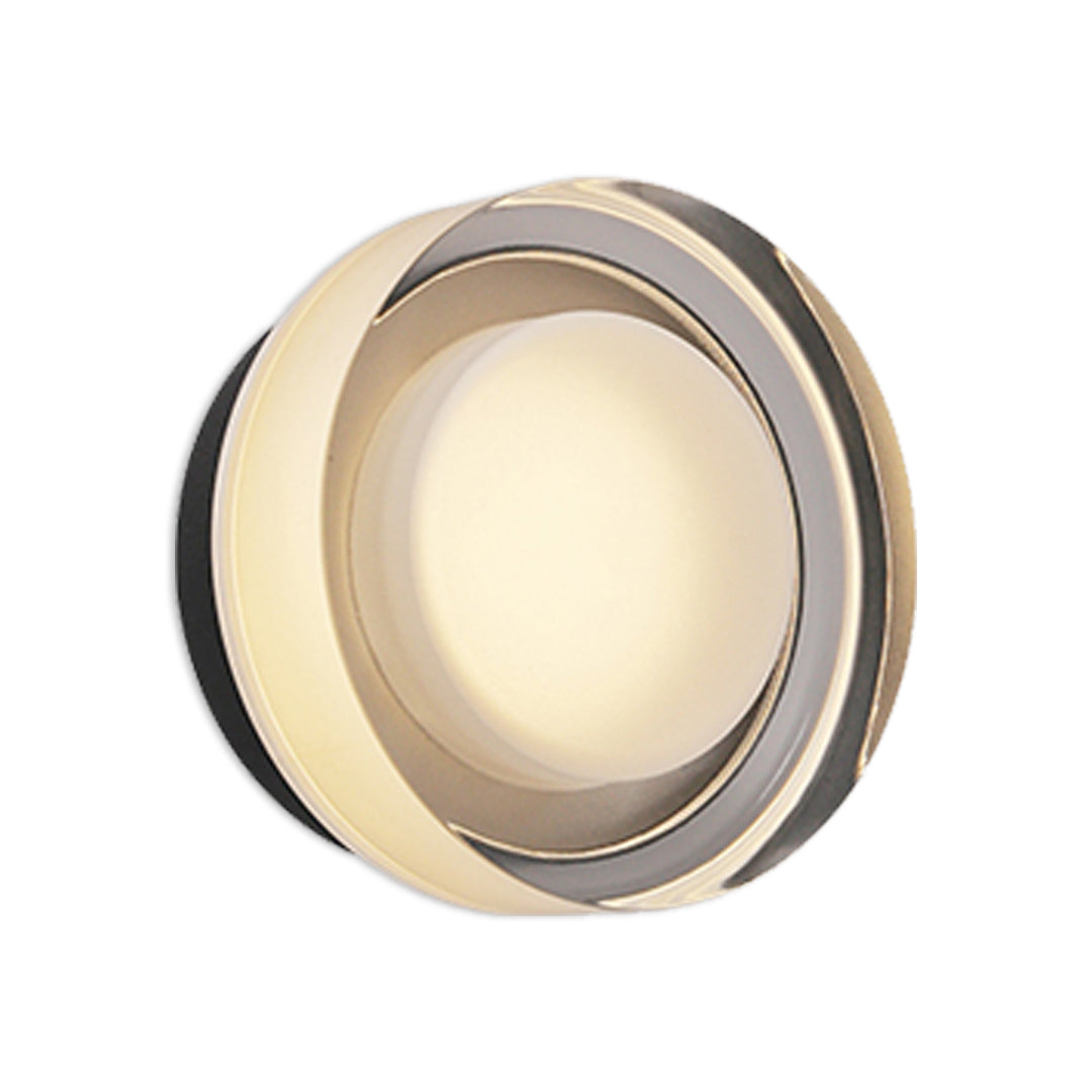 Minimalist Outdoor Wall Sconce — Black Die-Cast Aluminum, 12W LED, IP65, Warm White 3000K
