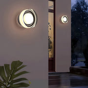Minimalist Outdoor Wall Sconce — Black Die-Cast Aluminum, 12W LED, IP65, Warm White 3000K