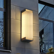 Geometric Linear Outdoor Wall Sconce — Stainless Steel, Black, 5W LED, IP65, 13.8" or 19.7"