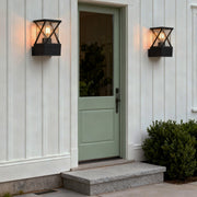Modern Minimalist Outdoor Wall Sconce — Gray Aluminum, E27, 20W, IP54, Warm or White Light