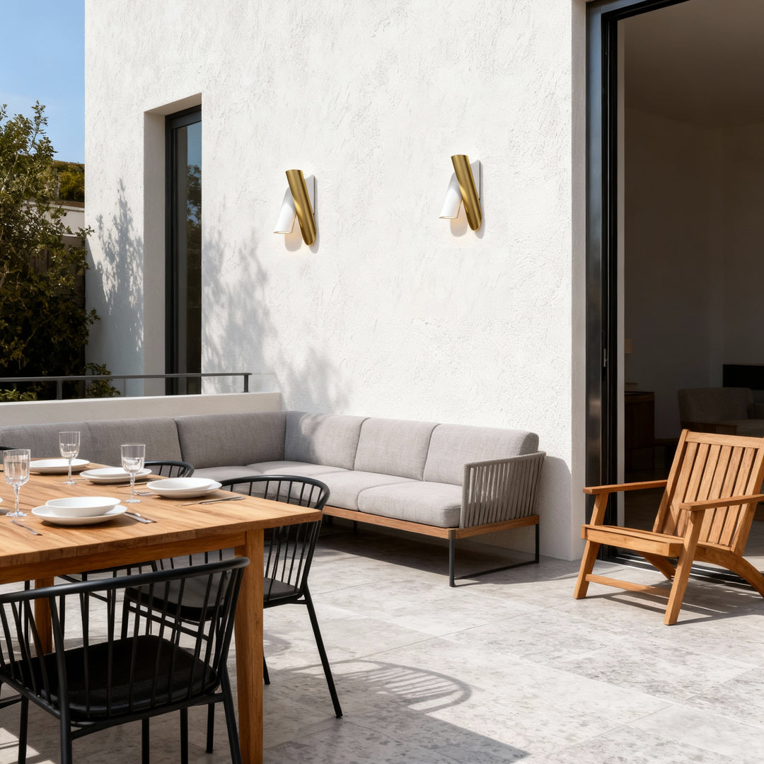 Waterproof Outdoor Geometric Up and Down Wall Lights