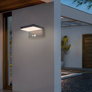 outdoor solar led motion sensor wall light eco friendly security solution