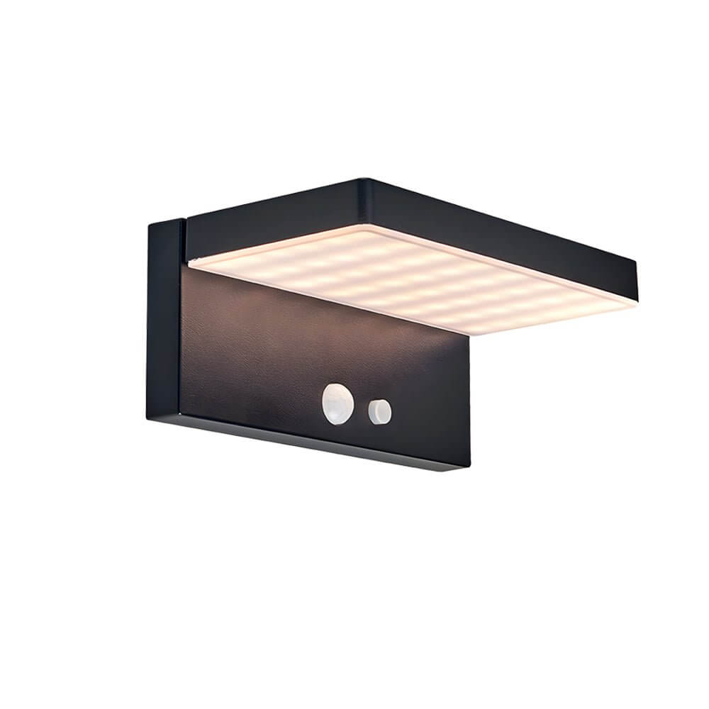 outdoor solar led motion sensor wall light eco friendly security solution