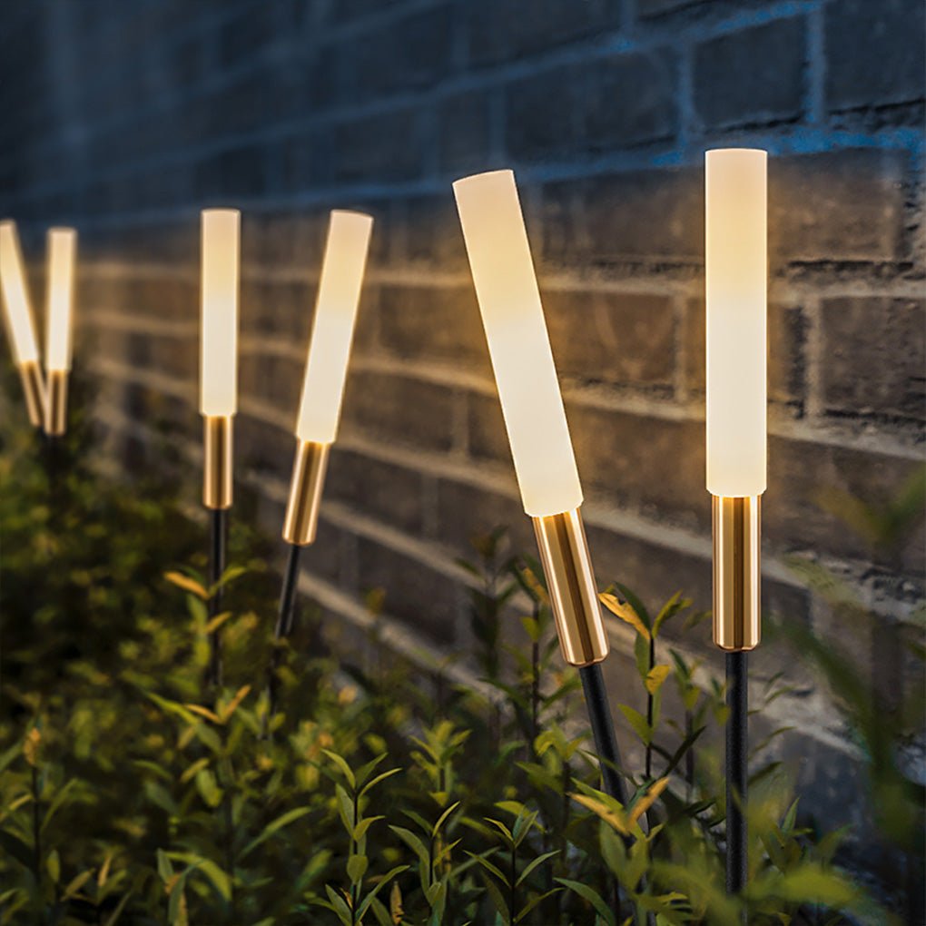 outdoor solar reed shaped lights waterproof led landscape lighting lawn lights