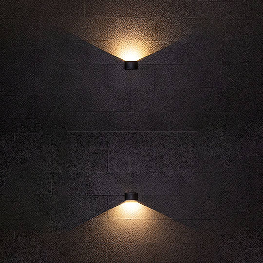 Minimalist Style LED Waterproof Outdoor Up and Down Wall Light