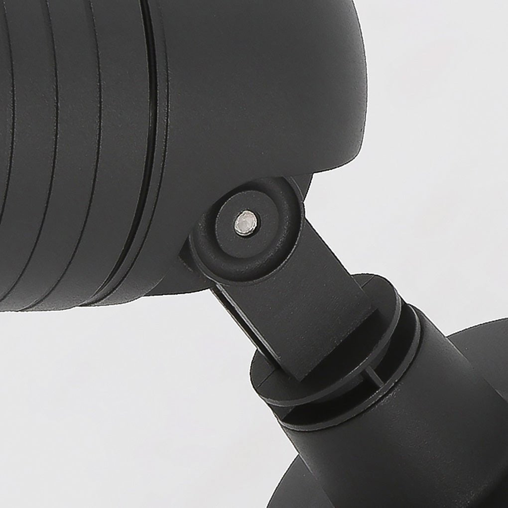 LED Outdoor Landscape Spotlight — Aluminum & Glass, IP65 Waterproof, 6W 3000K, Adjustable Head, Hardwired
