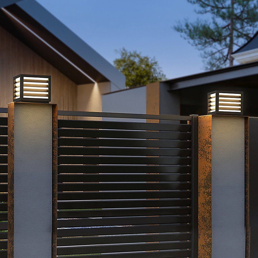 solar landscape decorative lighting outdoor waterproof led post lights