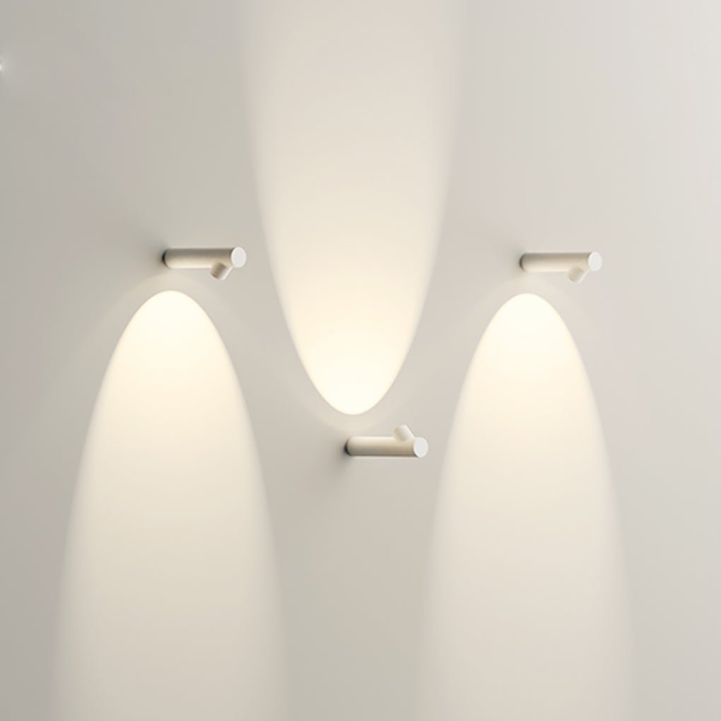 Round Tube Outdoor Wall Sconce — Aluminum & Glass, LED 2W, IP65 Weatherproof