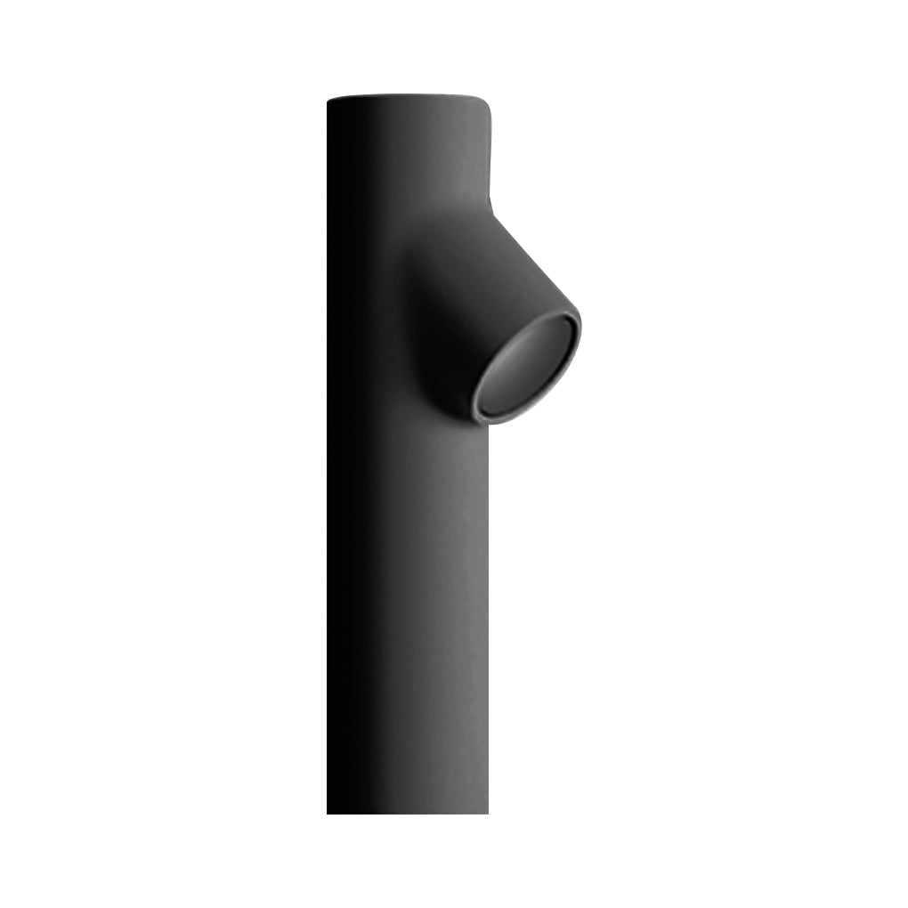 Round Tube Outdoor Wall Sconce — Aluminum & Glass, LED 2W, IP65 Weatherproof