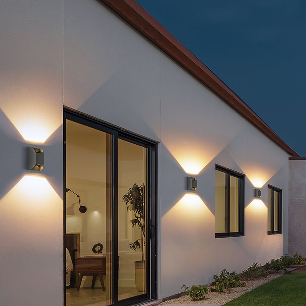 Outdoor LED Wall Mounted Light Fixture - Up and Down Wall Washer Lamp