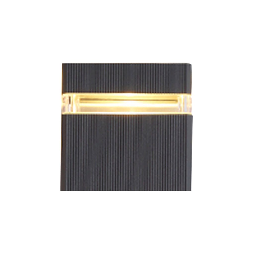Square and Round Up/Down Outdoor Wall Sconce — Die-Cast Aluminum, LED COB 6W, IP54 Waterproof, 3000K Warm White