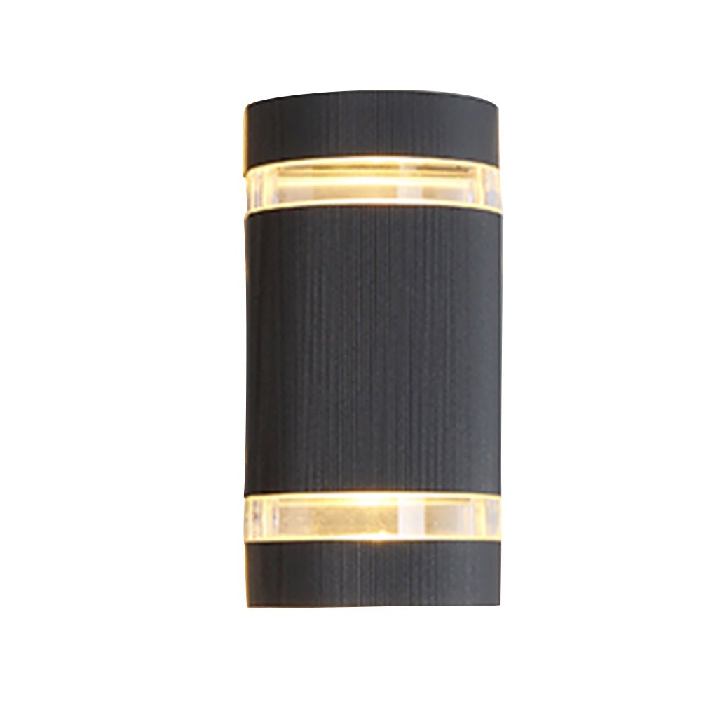 Square and Round Up/Down Outdoor Wall Sconce — Die-Cast Aluminum, LED COB 6W, IP54 Waterproof, 3000K Warm White
