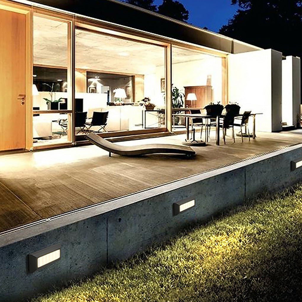 Industrial Outdoor Step & Deck Light — Die-Cast Aluminum, SMD 9W LED, IP54 Weatherproof, 3000K / 6500K