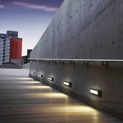Industrial Outdoor Step & Deck Light — Die-Cast Aluminum, SMD 9W LED, IP54 Weatherproof, 3000K / 6500K